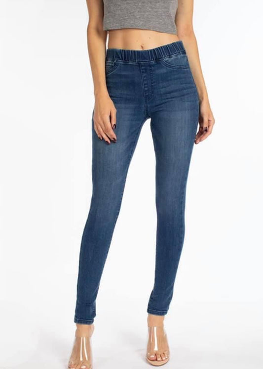 Kancan Elastic Waist Skinny