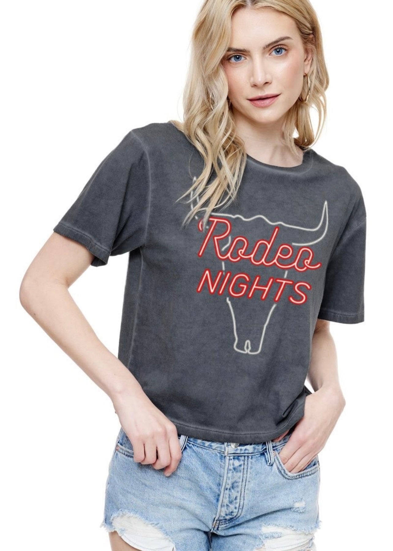 Rodeo Nights Neon Tee