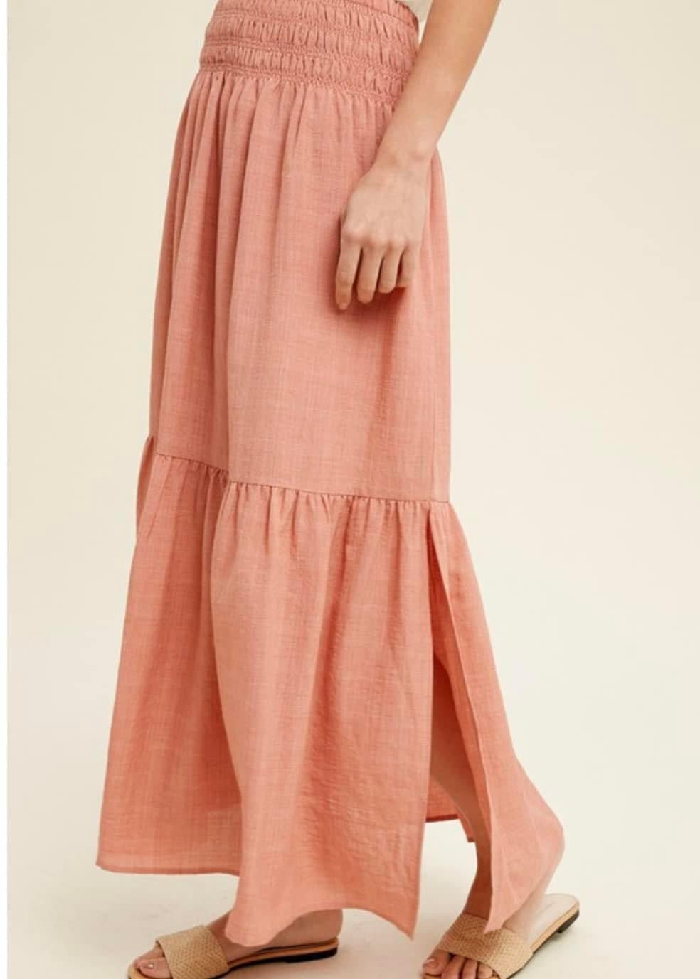 Blush Maxi Skirt