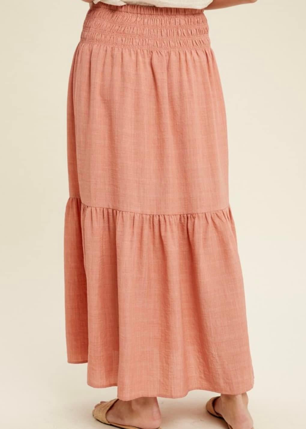 Blush Maxi Skirt