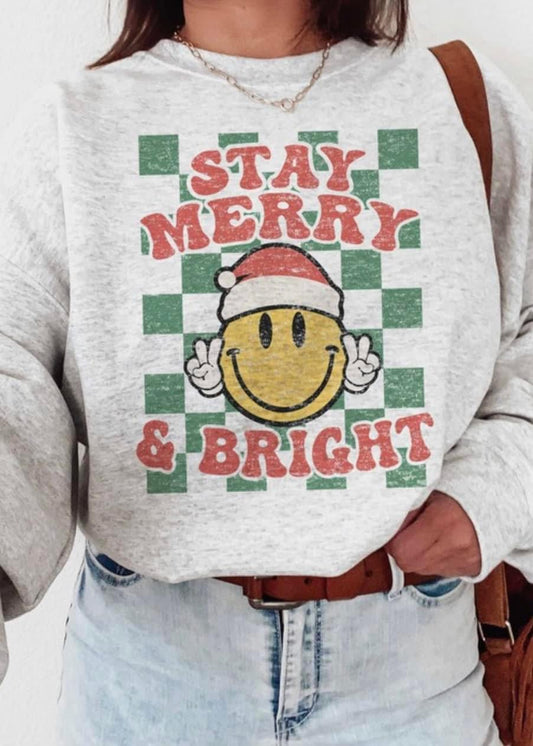 HOLIDAY Merry and Bright Graphic Sweatshirt